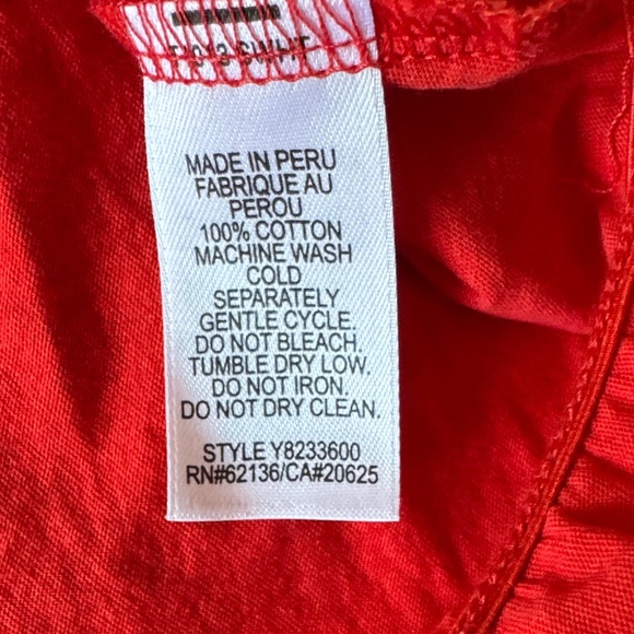 Guess Red and Gold Camisole Top - Picture 5 of 5